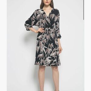 Libertine-Libertine Lead Palm Leaf Print Wrap Dress M